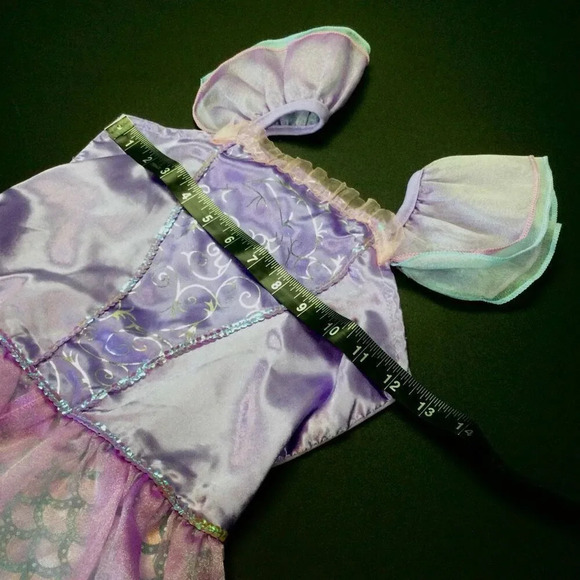 Ghnatygren Girls Multicolor Mermaid Tail Costume Dress Size 130 - Picture 6 of 11